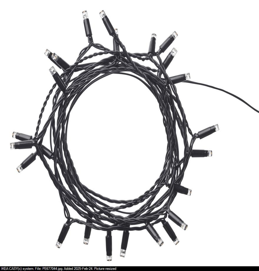 Guirlandes lumineuses et luminaires d’extérieur à LED parmi Ikea : photo 2 sur 4 du produit rappelé le 07/03/2025