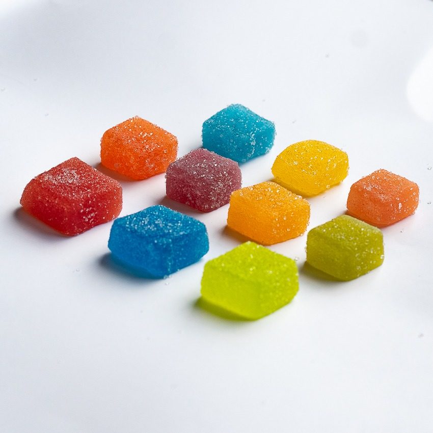 Gummies 30mg fraise / pomme (apple) / cola / myrtille / tropical : photo du produit rappelé le 07/10/2026
