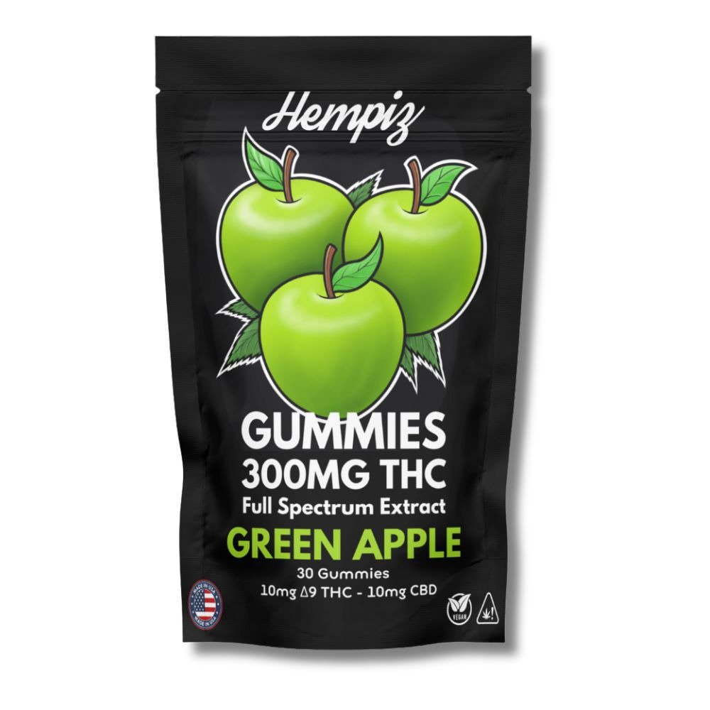 Gummies delta-9 10mg green apple Hempiz : photo du produit rappelé le 28/10/2025