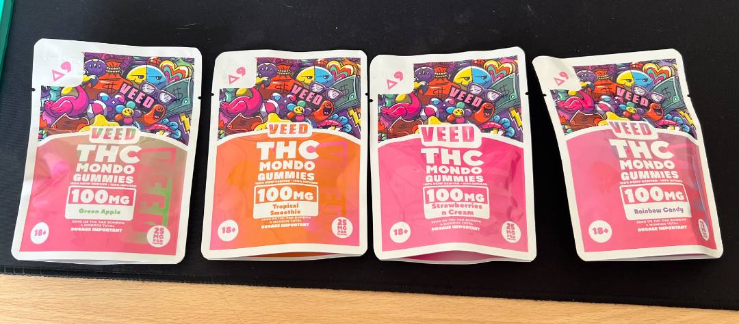 Gummies delta 9 x4 100mg veed : photo du produit rappelé le 11/04/2025
