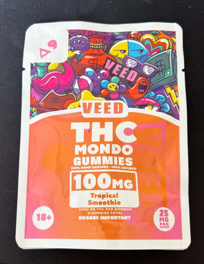 Gummies delta 9 x4 100mg veed : photo 4 sur 5 du produit rappelé le 11/04/2025