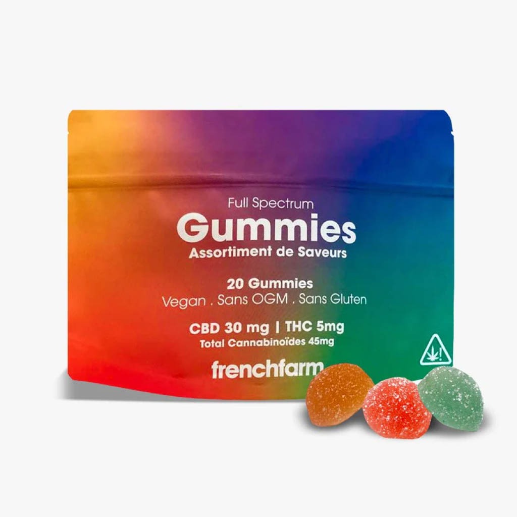 Gummies full spectrum - assortiment de saveurs Frenchfarm : photo du produit rappelé le 24/04/2024