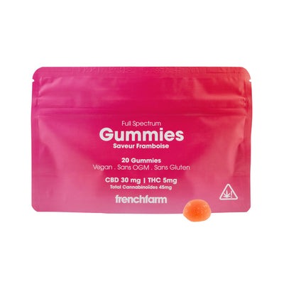 Gummies full spectrum Frenchfarm : photo du produit rappelé le 07/02/2025