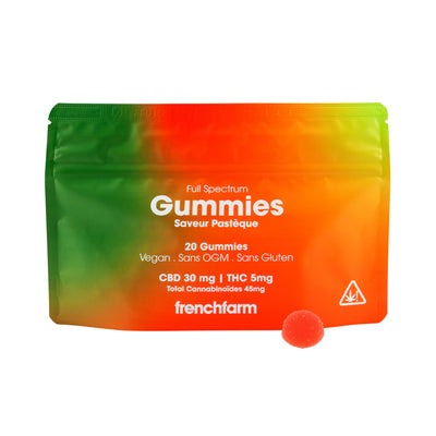 Gummies full spectrum Frenchfarm : photo 2 sur 5 du produit rappelé le 07/02/2025