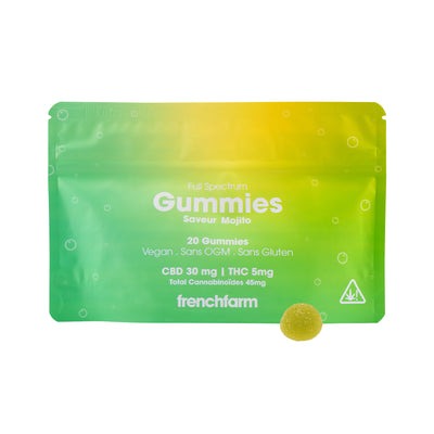 Gummies full spectrum Frenchfarm : photo 4 sur 5 du produit rappelé le 07/02/2025