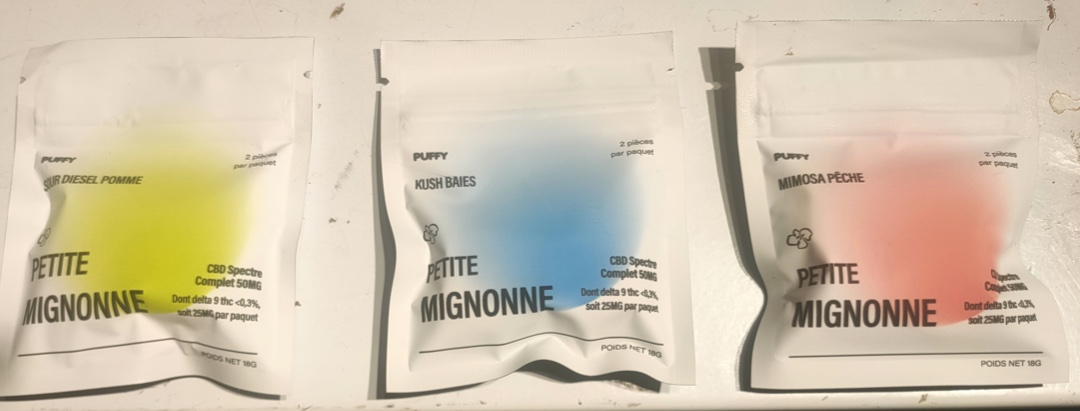 Gummies petite mignonne Puffy : photo du produit rappelé le 09/07/2024