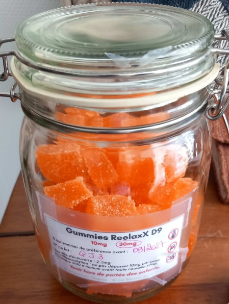 Gummies reelaxx d9 : photo du produit rappelé le 16/10/2026