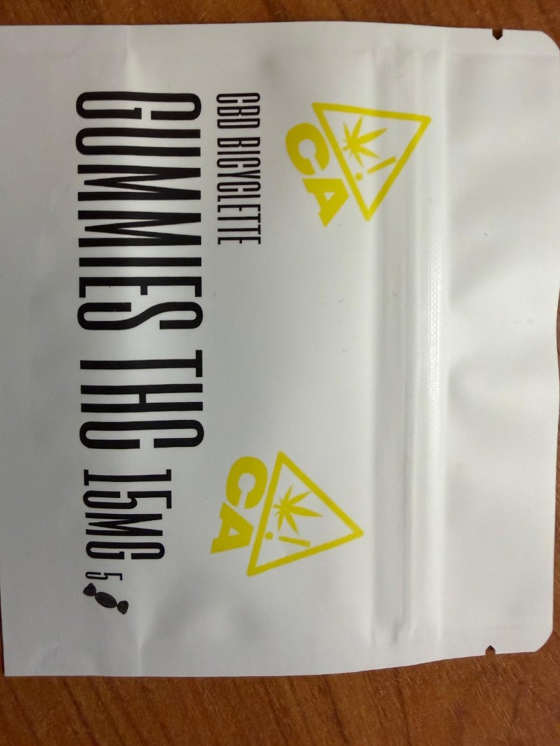 Gummies THC CBD Bicyclette : photo 3 sur 3 du produit rappelé le 19/01/2026