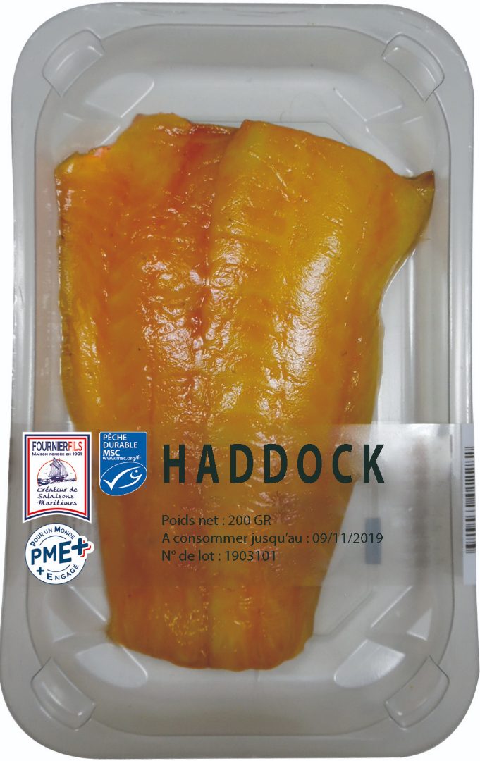 Haddock 200 gr msc skin msc-c-53427 Fournier Fils : photo du produit rappelé le 24/02/2022