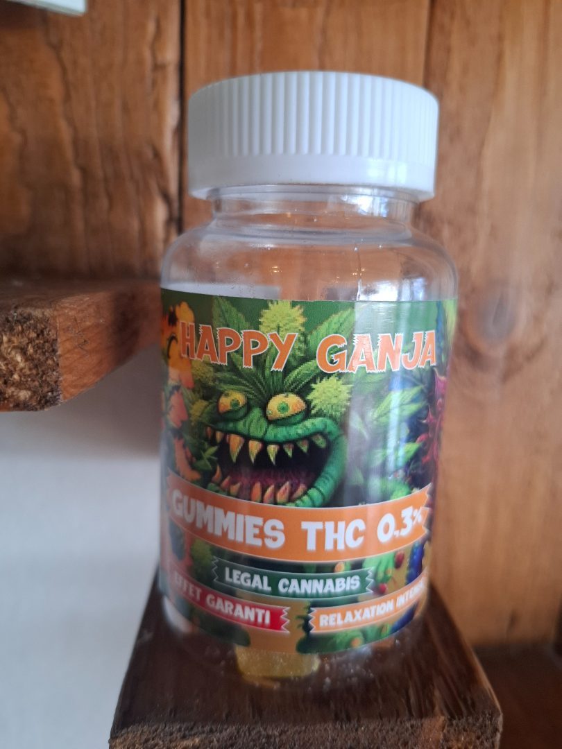 Happy ganja gummies THC 0.3% : photo du produit rappelé le 26/03/2026