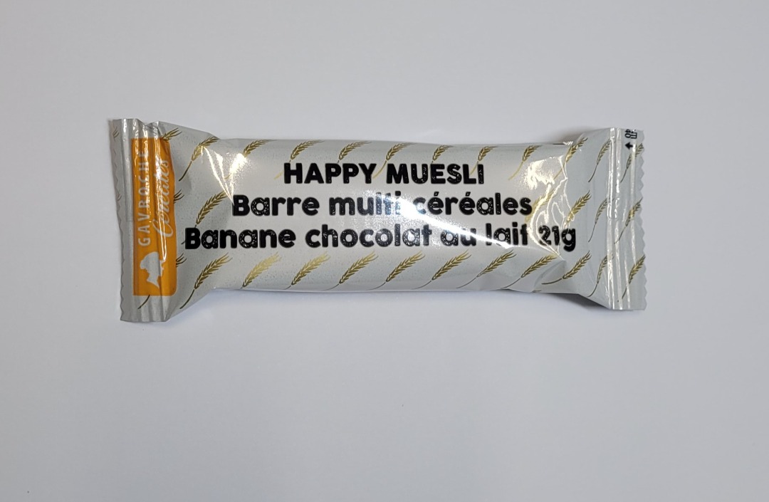 Happy muesli barres multi céréales Gavroche Céréales : photo 2 sur 4 du produit rappelé le 08/02/2024
