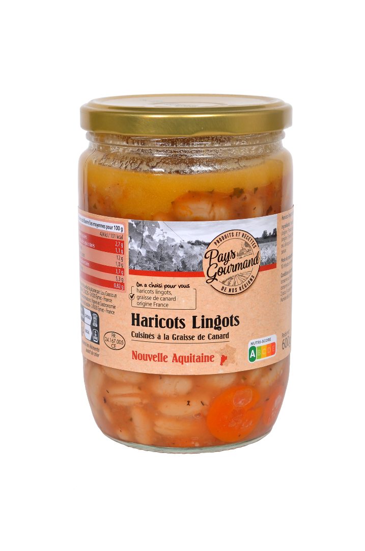 Haricots lingots cuisines 600g Pays Gourmand : photo du produit rappelé le 11/04/2025