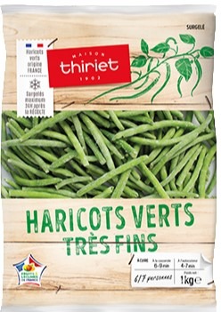 Haricots verts très fin - 1 kg Thiriet : photo du produit rappelé le 09/11/2022