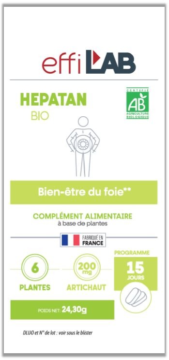 Hepatan bio Effilab : photo du produit rappelé le 09/09/2021