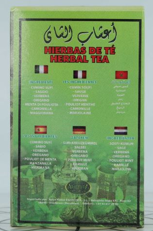 Hierbas de té - herbal tea Al Jawda : photo 2 sur 3 du produit rappelé le 22/11/2023