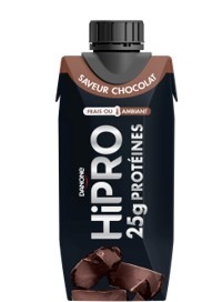 Hipro à boire saveur chocolat : photo du produit rappelé le 05/09/2025