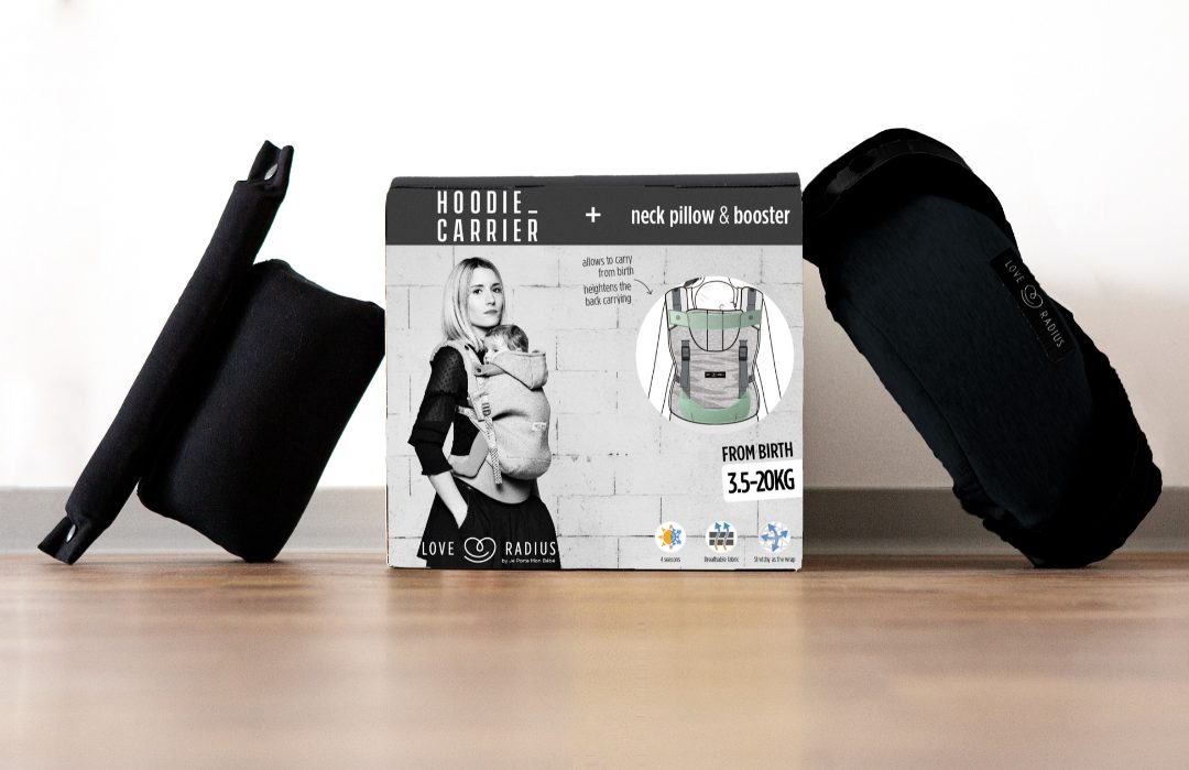 Hoodiecarrier ou physiocarrier - avec ou sans pack evolution Love Radius : photo 3 sur 5 du produit rappelé le 10/12/2021