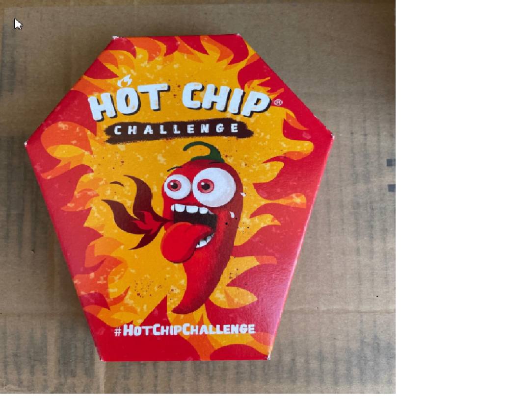 Hot chip challenge version 3g et 2,8g : photo du produit rappelé le 04/03/2024