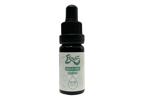 Huile CBD 40% chanvre 10ml Flowers Power : photo du produit rappelé le 17/11/2023