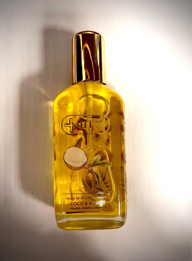 Huile de beauté parfumée coco & karité HT26 Paris : photo du produit rappelé le 27/02/2024