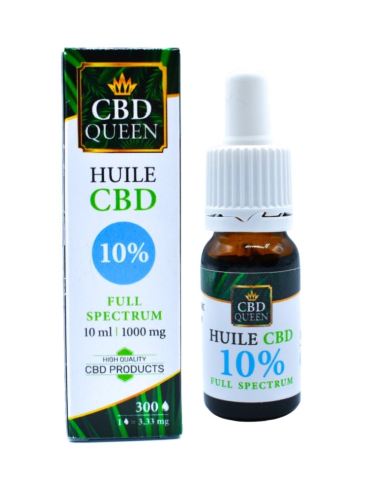 Huile de CBD 10% CBD Queen : photo du produit rappelé le 17/11/2023