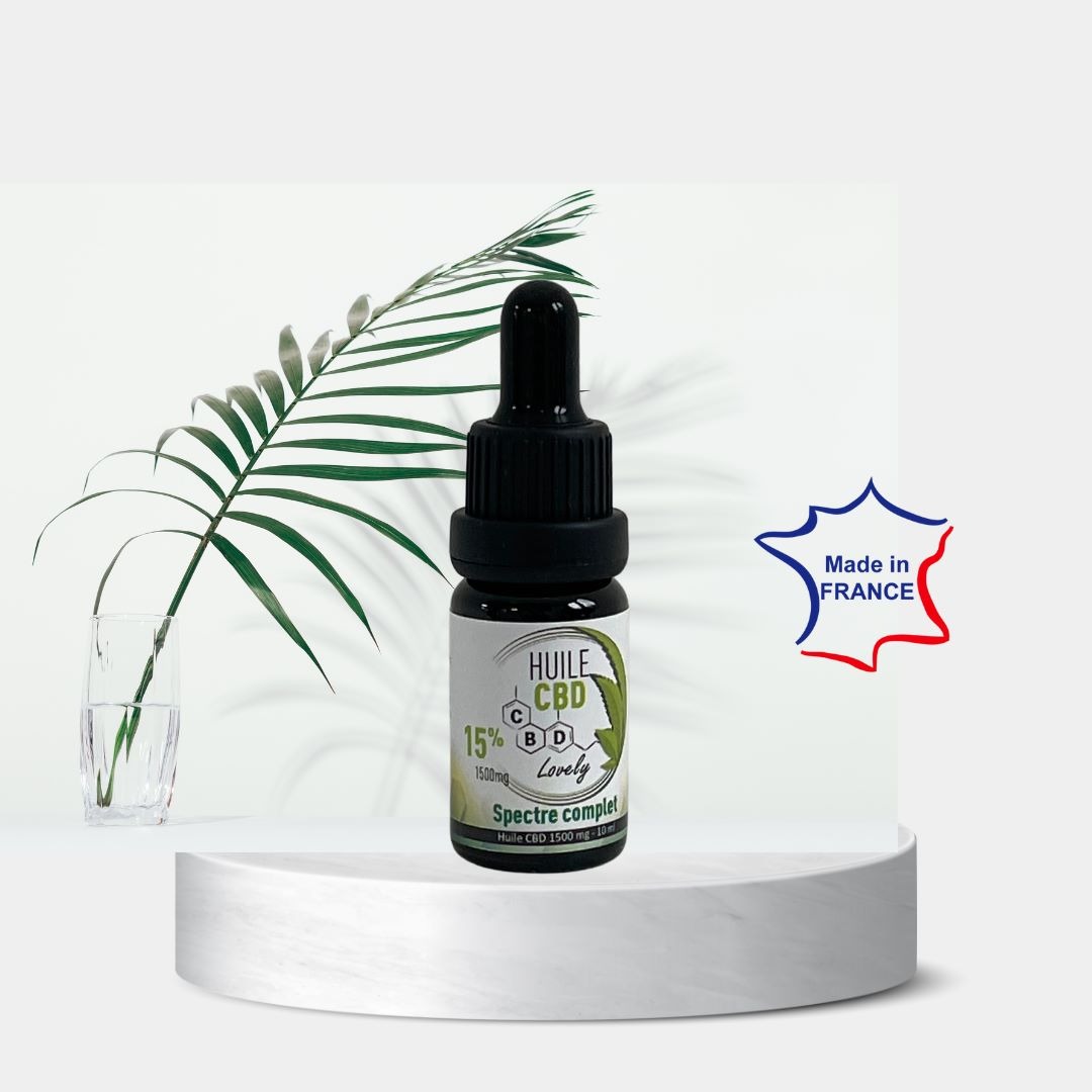 Huile de CBD 15 % 1500 mg CBD Lovely : photo du produit rappelé le 04/10/2023