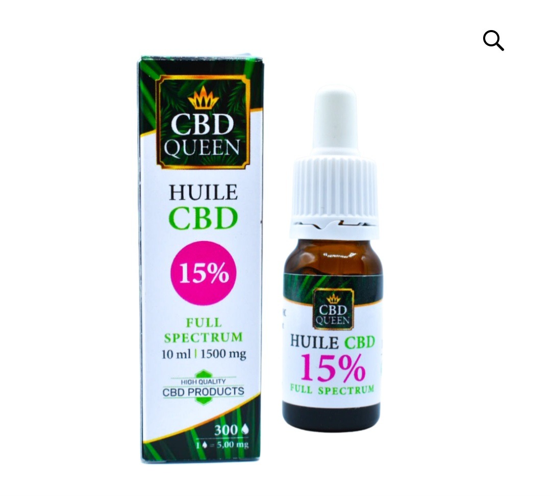 Huile de CBD 15% CBD Queen : photo du produit rappelé le 17/11/2023