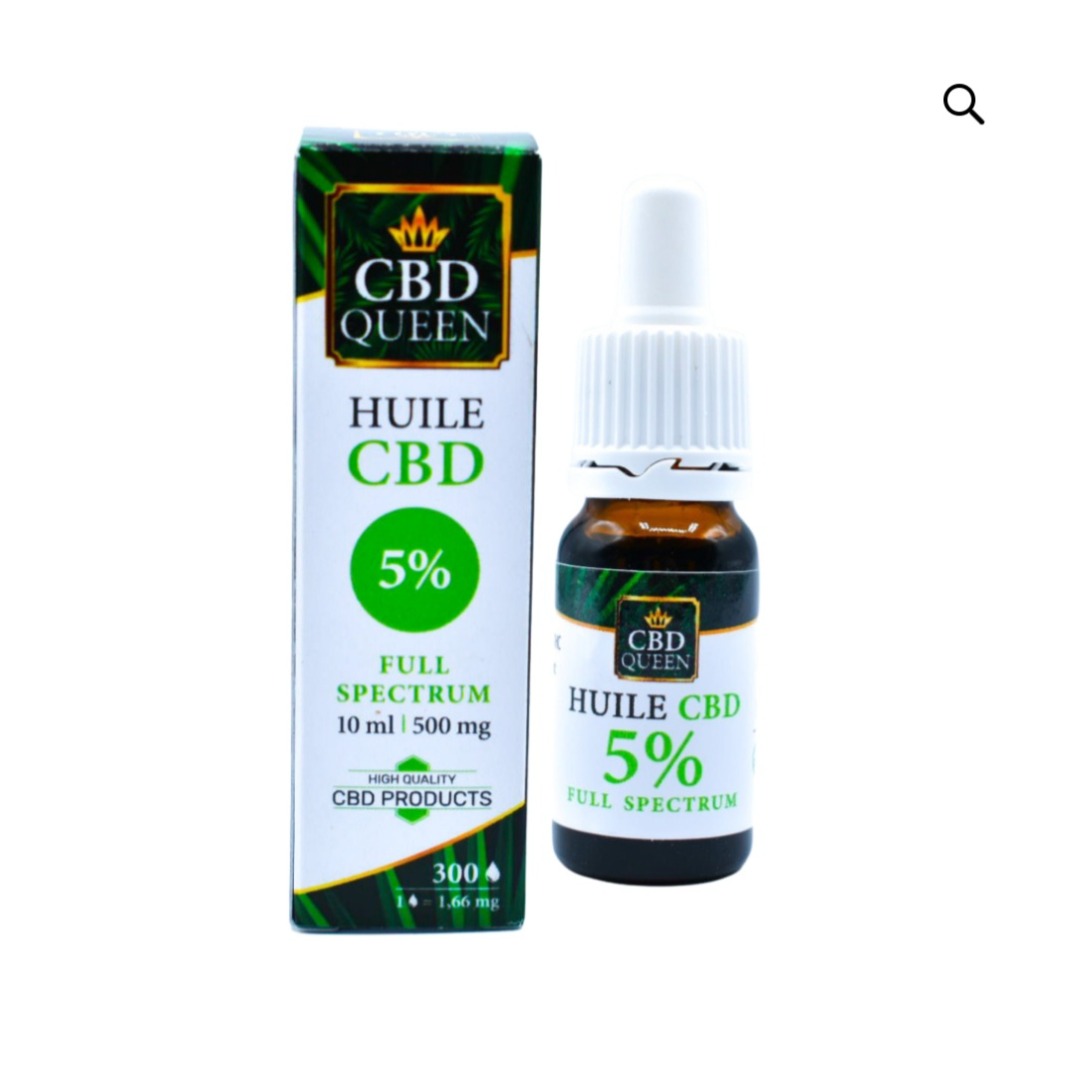 Huile de CBD 5% CBD Queen : photo du produit rappelé le 17/11/2023
