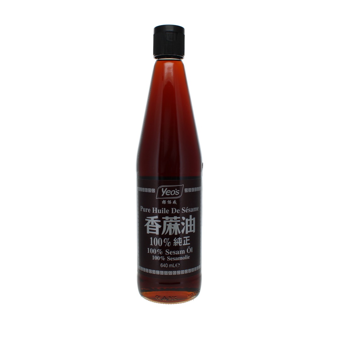 Huile de sésame 640 ml Yeo's : photo du produit rappelé le 12/03/2026