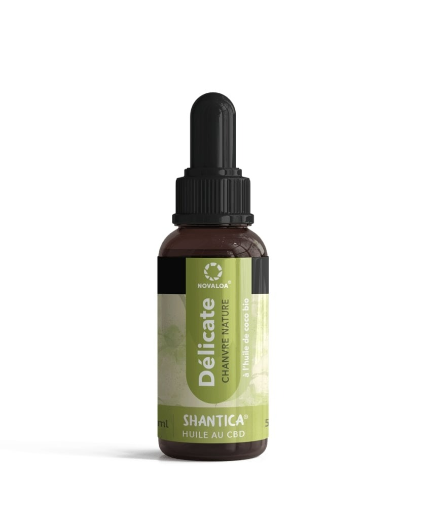 Huile délicate CBD large spectre 50% Novaloa : photo du produit rappelé le 13/11/2023