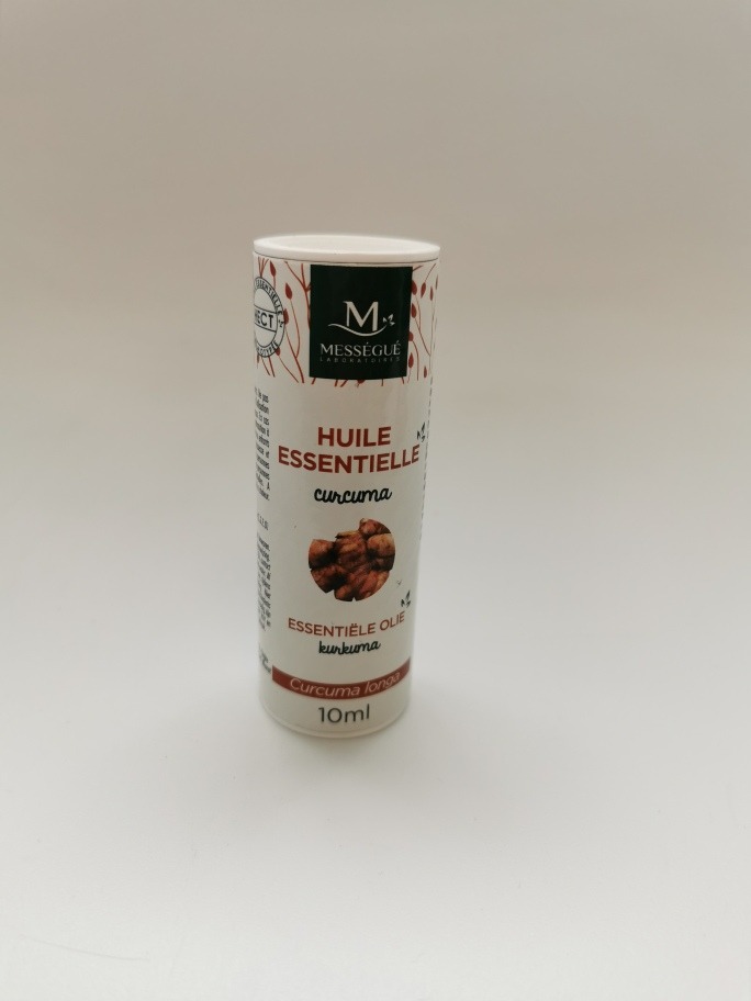 Huile essentielle de curcuma Laboratoires Messségué : photo du produit rappelé le 18/06/2021