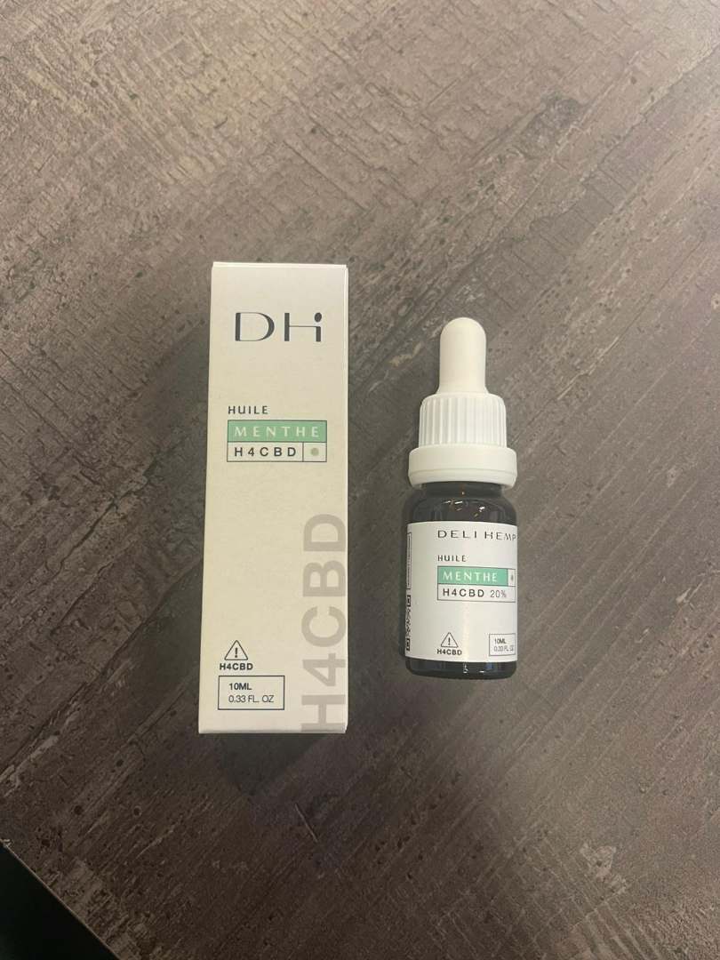 Huile h4cbd - menthe 20% - h4cbd Deli Hemp : photo du produit rappelé le 04/10/2023
