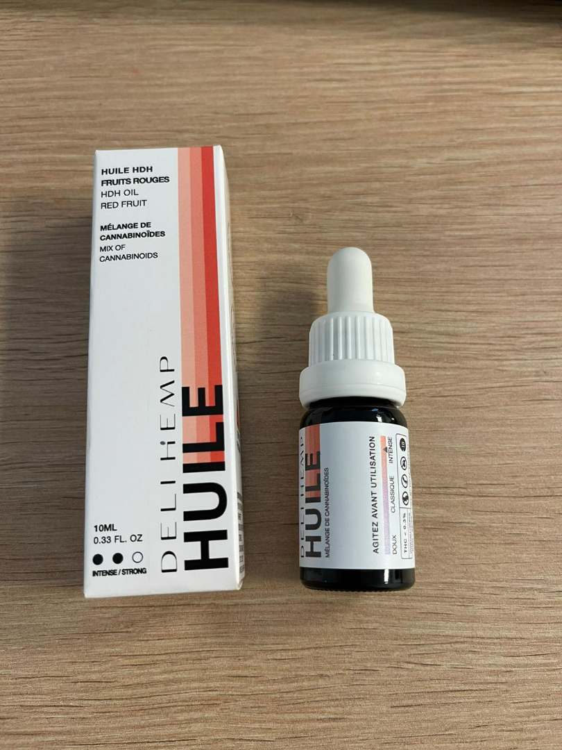 Huile hdh - fruits rouges - strong Deli Hemp : photo 2 sur 2 du produit rappelé le 04/10/2023