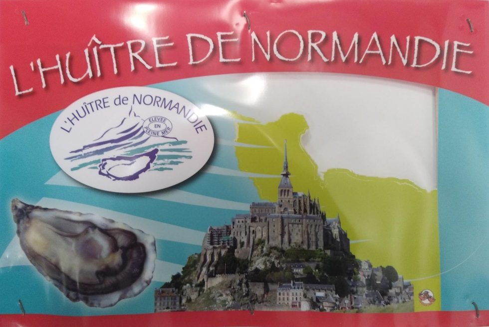 Huitre fines de Normandie : photo du produit rappelé le 05/01/2023