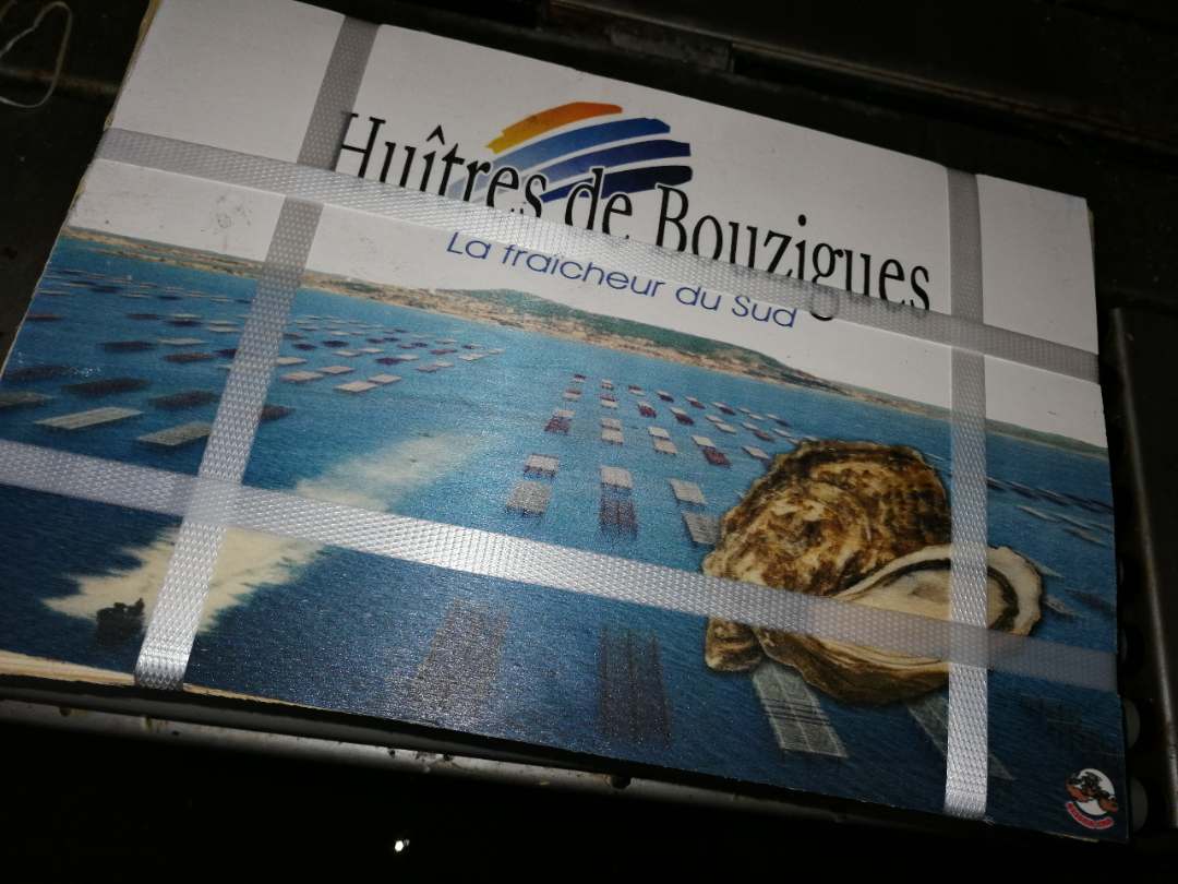Huîtres de bouzigues : photo du produit rappelé le 07/01/2026