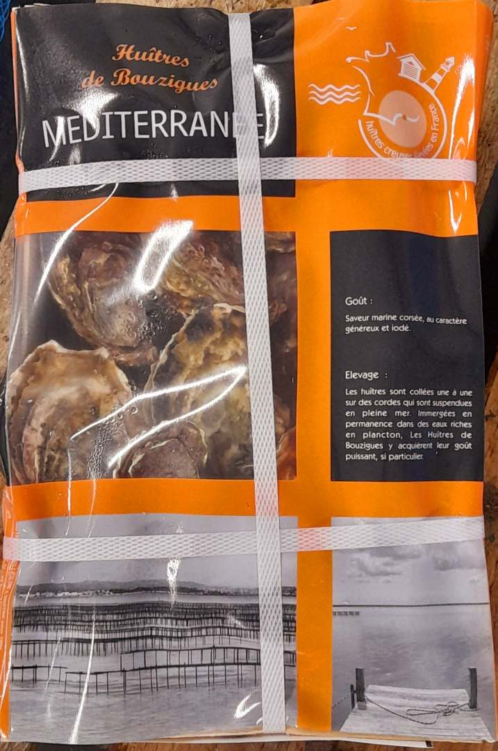 Huitres de bouzigues Sarl Scotto : photo 2 sur 2 du produit rappelé le 02/01/2026