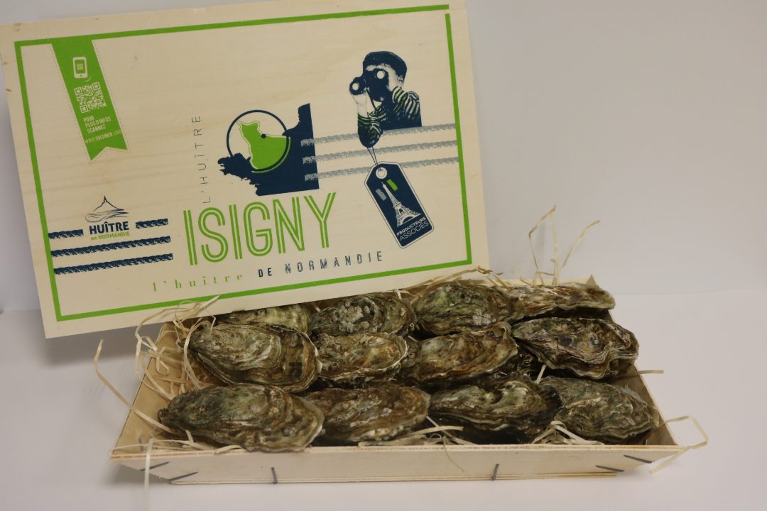 Huitres fines de d'isigny Cultimer Producteurs Associés : photo du produit rappelé le 17/01/2023