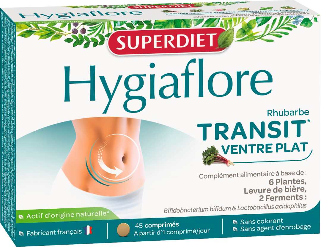 Hygiaflore pocket 45 comprimes Superdiet : photo du produit rappelé le 16/10/2023