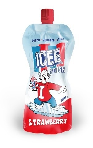 Icee slush strawberry & blue raspberry 250ml Manchester Drinks Co : photo du produit rappelé le 20/08/2025