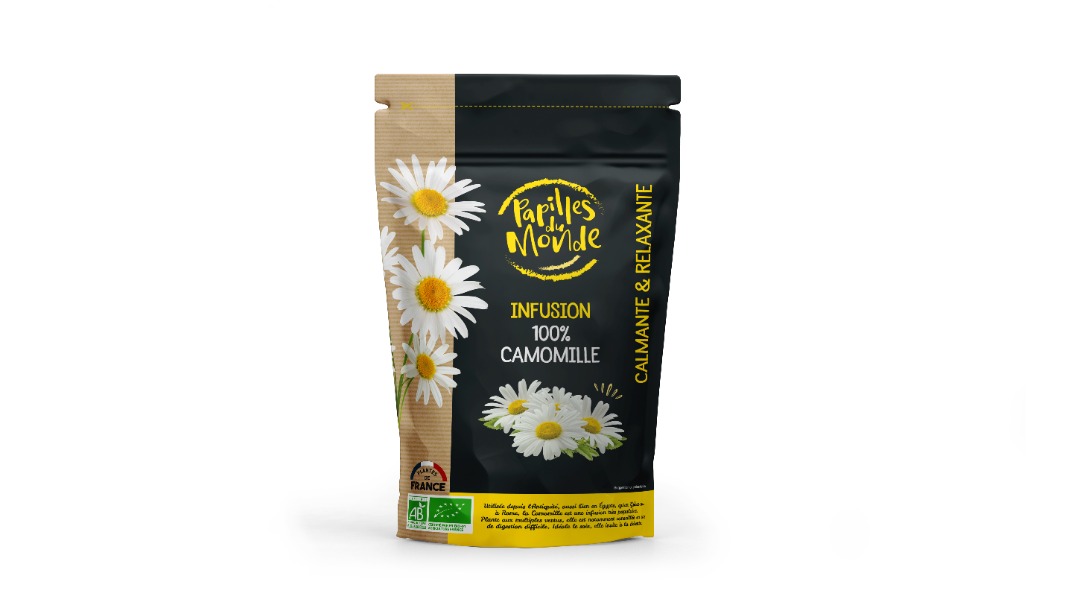 Infusion 100% camomille Les Papilles du Monde : photo du produit rappelé le 25/02/2026