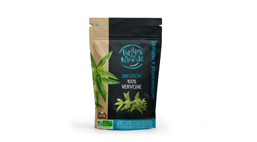 Infusion 100% verveine Les Papilles du Monde : photo du produit rappelé le 18/02/2026