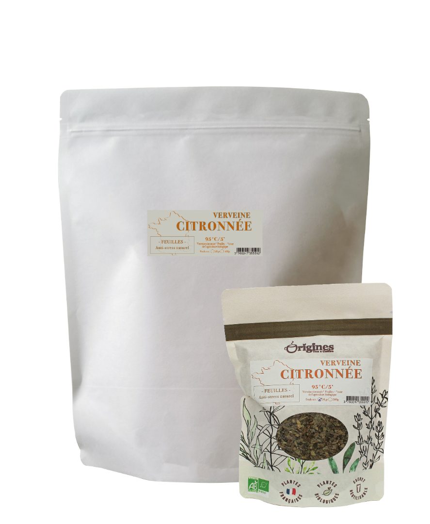 Infusion bio verveine citronnée 50g et 500g Origines Tea and Coffee : photo du produit rappelé le 05/03/2026