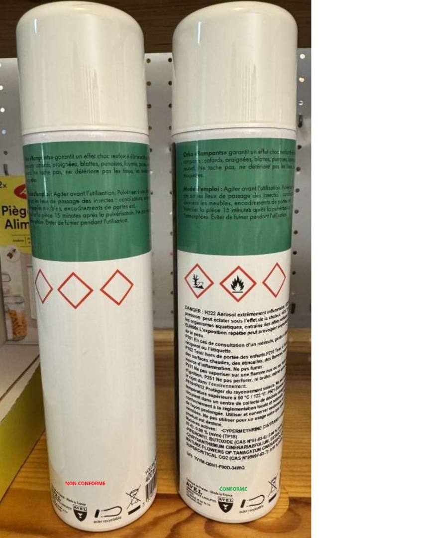Insecticide rampamts Orka : photo du produit rappelé le 20/12/2024