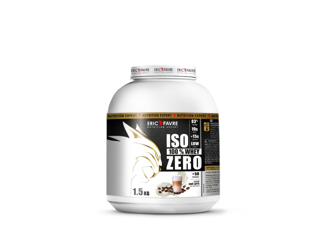 Iso zero caffe latte 1.5kg Eric Favre Nutrition Expert : photo du produit rappelé le 16/11/2023