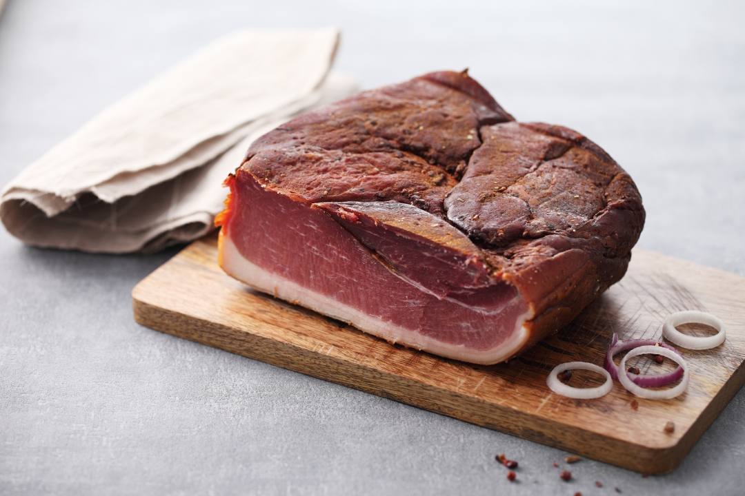 Jambon cru fumé d'alsace supérieur 1/2 Maurer : photo du produit rappelé le 07/04/2022