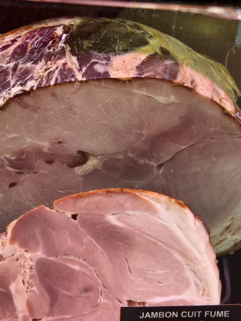 Jambon cuit fumé haut doubs 1/2 crosse Chapuis Salaison de Morteau : photo du produit rappelé le 23/12/2025