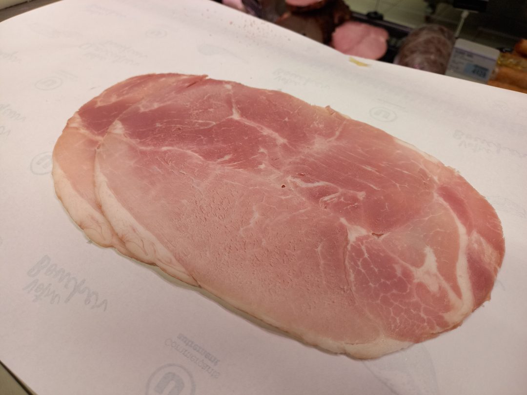 Jambon cuit le croustil superieur tranché a la demande du client Brient : photo du produit rappelé le 26/09/2024