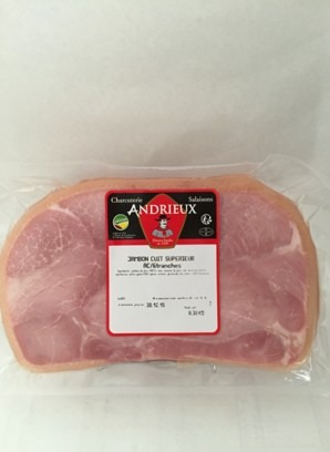 Jambon cuit sup ac Andrieux : photo du produit rappelé le 22/10/2025