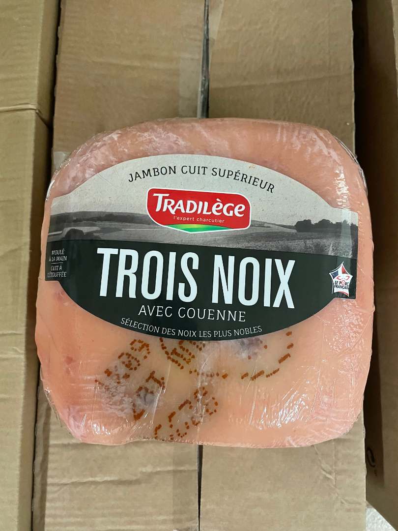 Jambon cuit supérieur ac 3 noix trad Tradilège : photo du produit rappelé le 02/08/2022