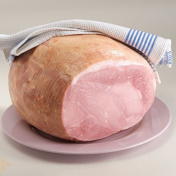 Jambon cuit superieur avec couenne vendu au rayon charcuterie coupe : photo du produit rappelé le 28/04/2023